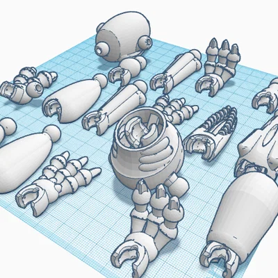 Khủng long Dinosaur Tinkercad (lắp ghép)