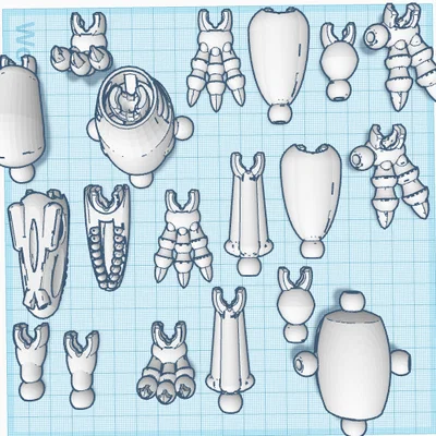 Khủng long Dinosaur Tinkercad (lắp ghép)