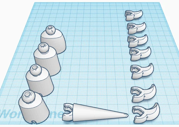 Khủng long Dinosaur Tinkercad (lắp ghép) - Image 3