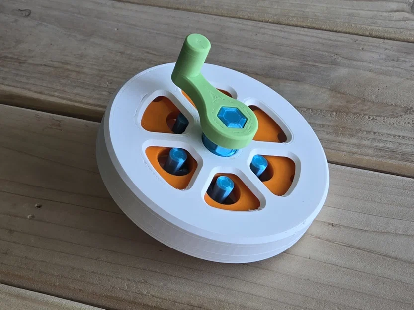 Cycloidal Drive (Cơ cấu truyền động cycloidal) – mô hình minh hoạ - Image 1