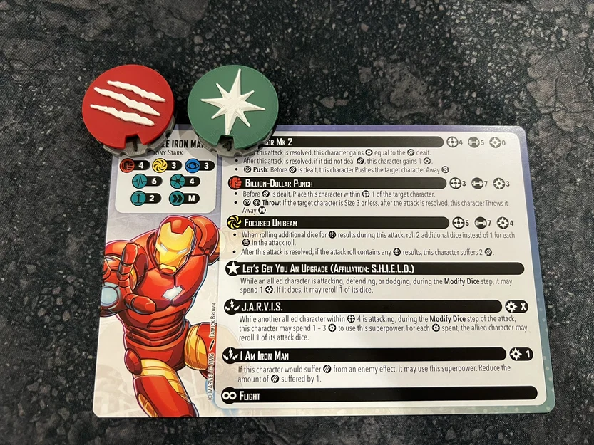 Dial sát thương & power cho Marvel Crisis Protocol (MCP) - Image 2