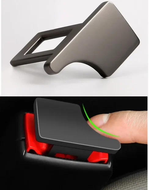 Phụ kiện chốt dây an toàn ô tô (Car Seat Belt Buckle Clip) 3D - Image 1