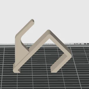 Móc treo đồ thông minh cho kệ Ikea Vesken - File in 3D tiện dụng - Image 1