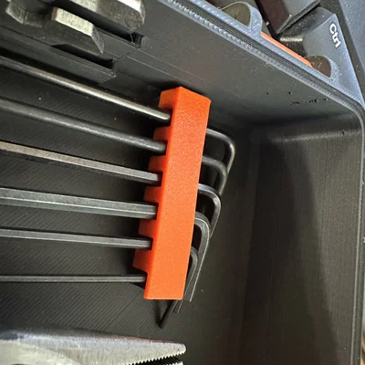 Kẹp giữ chìa lục giác Allen và Torx in 3D giúp cố định dụng cụ