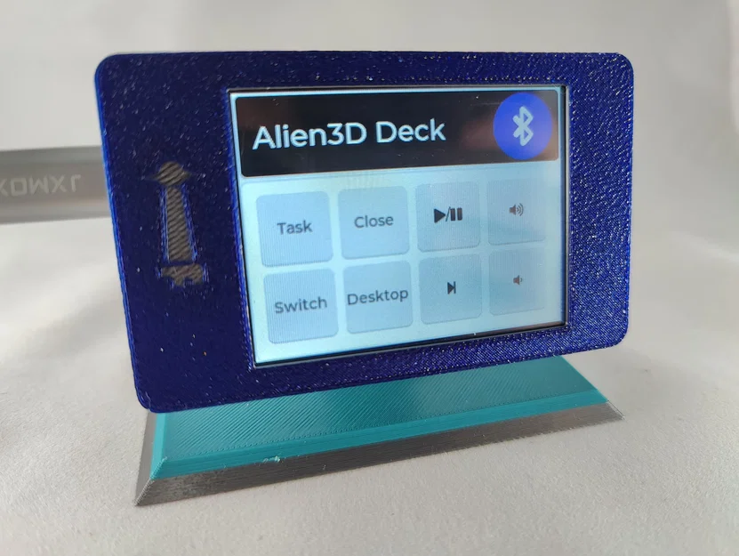 Alien3D Deck – Thiết bị Bluetooth shortcut LCD 8 nút - Image 1