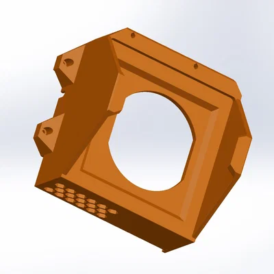 Quạt xoay 90° - Vỏ Prusa Filtration System (Remix)