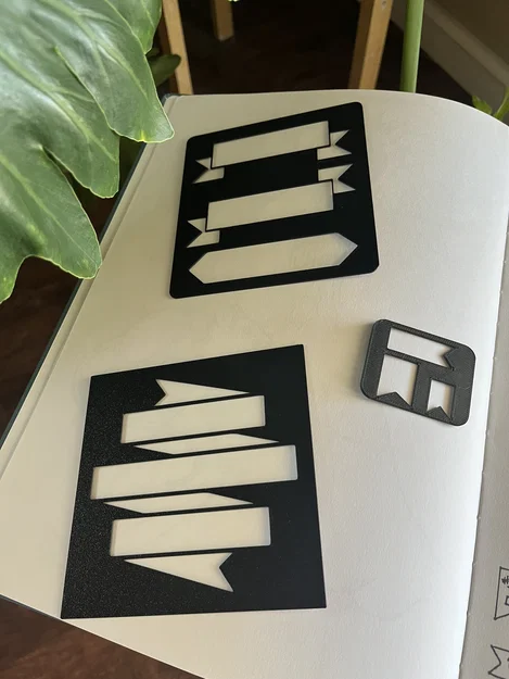 Bộ khuôn vẽ banner và bullet journaling cho sổ tay in 3D - Image 2
