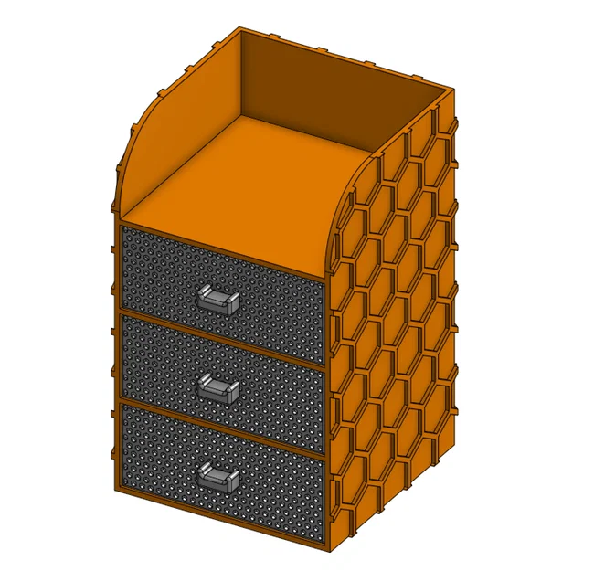 Khay đựng đồ để bàn họa tiết tổ ong (Honeycomb Desk Organizer) - Image 1