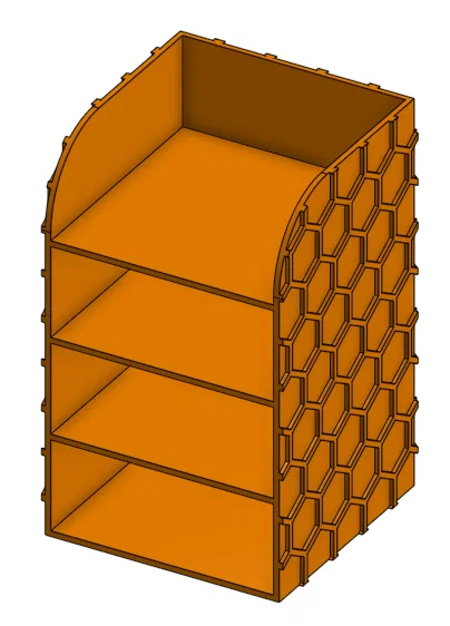 Khay đựng đồ để bàn họa tiết tổ ong (Honeycomb Desk Organizer) - Image 3