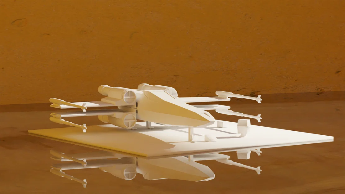 Mô hình phi thuyền X-Wing Fighter trang trí bàn làm việc Star Wars - Image 2