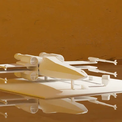 Mô hình phi thuyền X-Wing Fighter trang trí bàn làm việc Star Wars