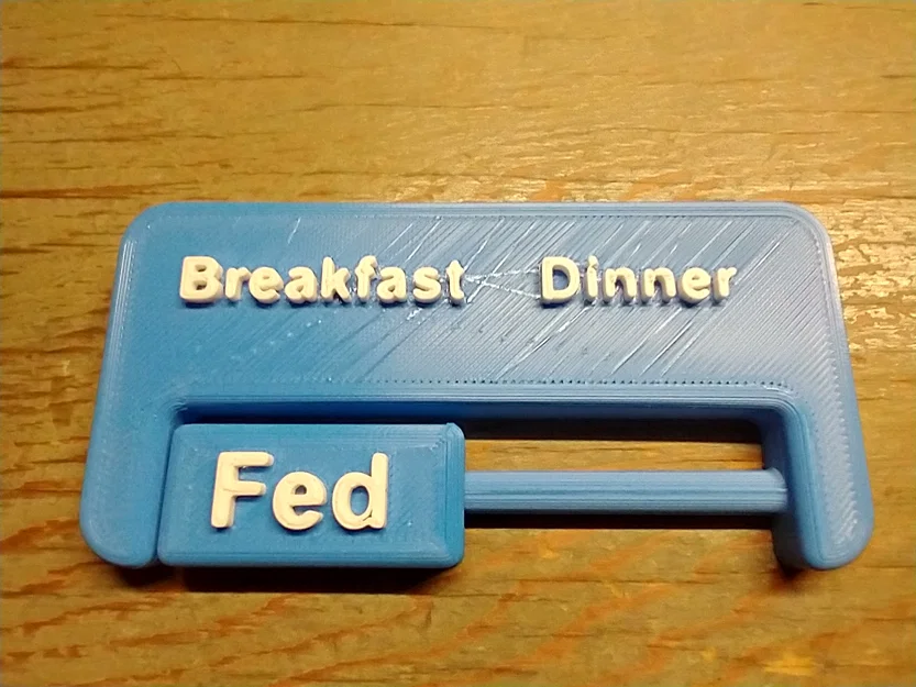 Nhắc nhở cho thú cưng ăn (nam châm) - Image 1