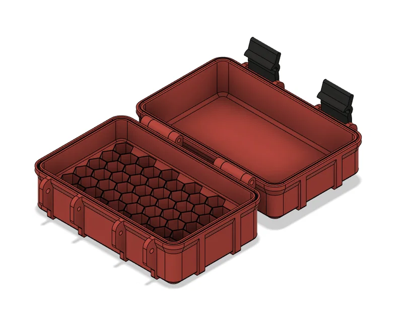 Hộp đựng pin AAA dung lượng lớn - In 3D an toàn, chống nước - Image 1