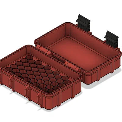 Hộp đựng pin AAA dung lượng lớn - In 3D an toàn, chống nước