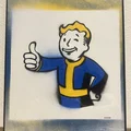Bộ Stencil Fallout Vault Boy cho Poster 3 Màu - Thumbnail 3