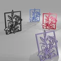 Mô hình trang trí họa tiết hoa nghệ thuật - File in 3D tinh tế - Thumbnail 2