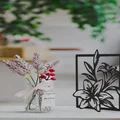 Mô hình trang trí họa tiết hoa nghệ thuật - File in 3D tinh tế - Thumbnail 3