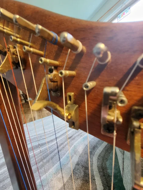 Harp Lever / Sharping Lever (Cần gạt lên nốt thăng cho đàn harp) - Image 1