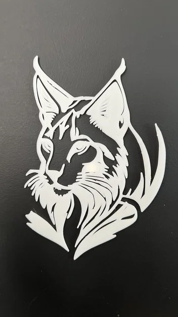 Mẫu Trang Trí Tường Hình Linh Miêu Lynx Wall Art #3 - File In 3D Đẹp - Image 1