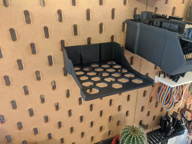 Kệ đỡ hộp chứa đồ Stackable Box cho bảng IKEA Skadis - Image 2