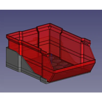 Kệ đỡ hộp chứa đồ Stackable Box cho bảng IKEA Skadis