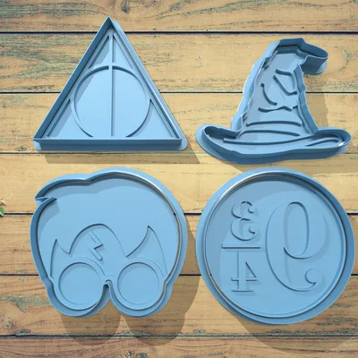 Bộ khuôn cắt bánh quy Harry Potter (Harry Potter Cutter Set 2)