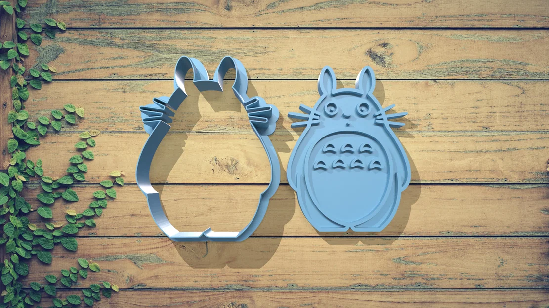 Bộ khuôn cắt bánh quy Ghibli 3D: Totoro, Calcifer, Kodama, Vô Diện - Image 3