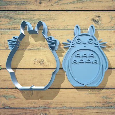 Bộ khuôn cắt bánh quy Ghibli 3D: Totoro, Calcifer, Kodama, Vô Diện
