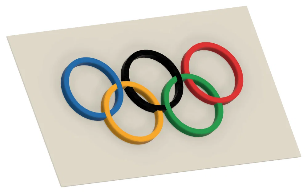 Bộ vòng Olympic 2024 (Anneaux JO 2024 - Olympic Games) - Image 2