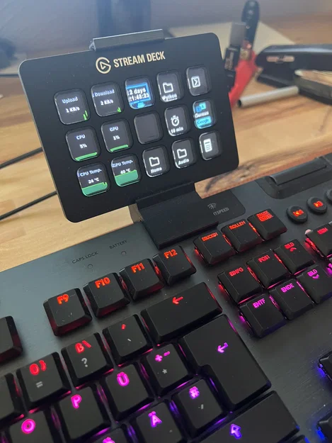 Giá đỡ StreamDeck MK2 cho Logitech G915 | StreamDeck MK2 Mount - Image 3