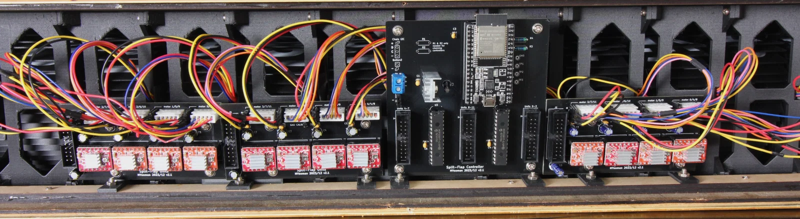 Split-Flap display – Điện tử & firmware thay thế kèm bracket gắn PCB - Image 4