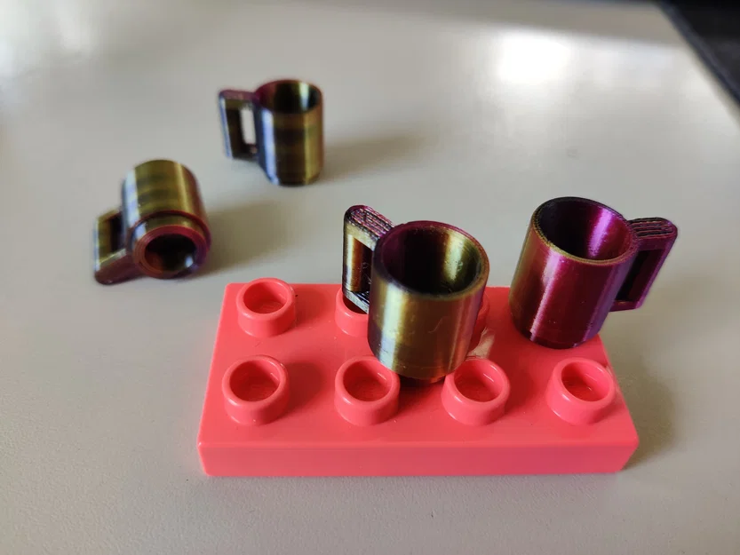 Mô hình cốc Lego DUPLO siêu đáng yêu cho bé tự in 3D - Image 1