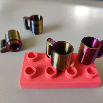 Mô hình cốc Lego DUPLO siêu đáng yêu cho bé tự in 3D