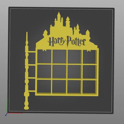 Kệ Trưng Bày Mô Hình Mini Funkos Harry Potter In 3D