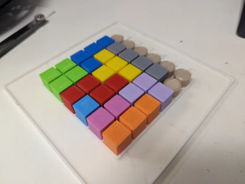 Genius Square Game – Bộ board & phụ kiện để in 3D - Image 1