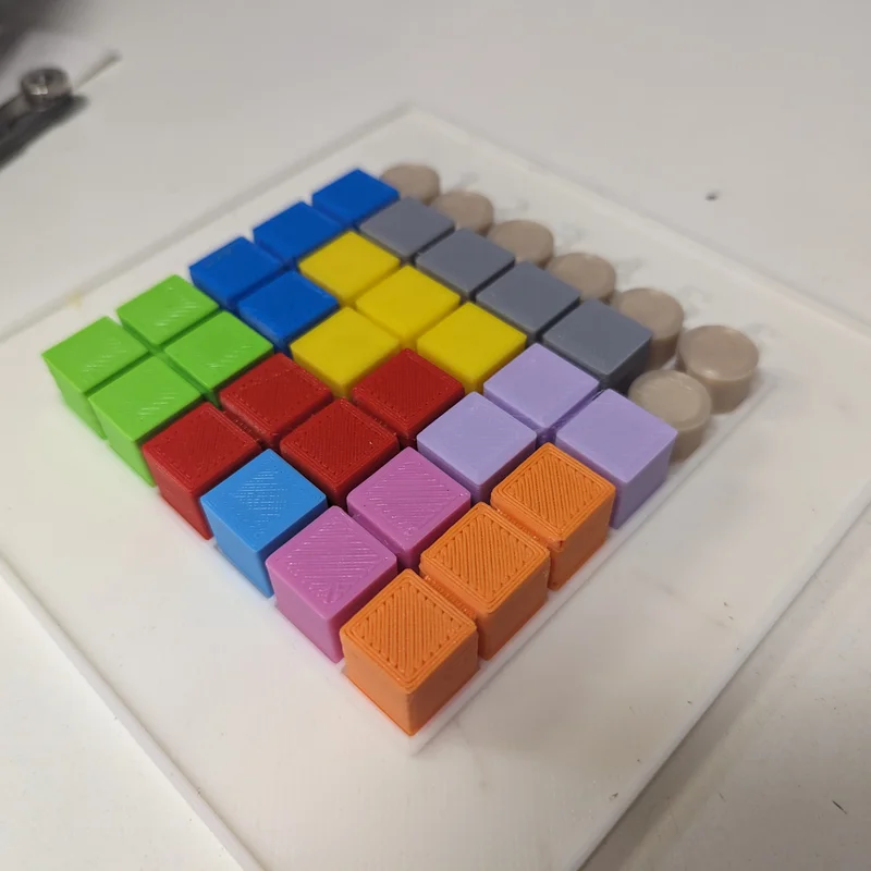 Genius Square Game – Bộ board & phụ kiện để in 3D