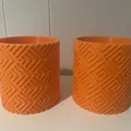 Chậu cây và ống cắm bút họa tiết hình học 3D độc đáo - Thumbnail 2