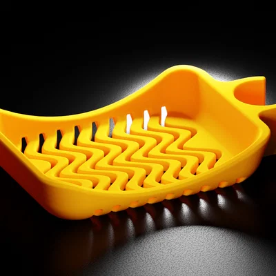 Khay đựng xà phòng 3D gắn vòi sen 22mm tiện lợi
