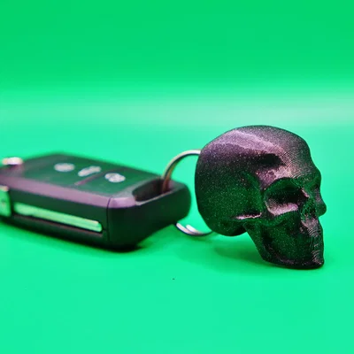 Móc khóa hình đầu lâu (Skull keychain) - Thiết kế in 3D siêu ngầu