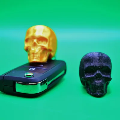 Móc khóa hình đầu lâu (Skull keychain) - Thiết kế in 3D siêu ngầu