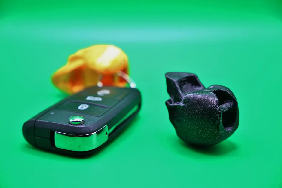Móc khóa hình đầu lâu (Skull keychain) - Thiết kế in 3D siêu ngầu - Image 3