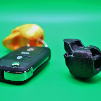 Móc khóa hình đầu lâu (Skull keychain) - Thiết kế in 3D siêu ngầu