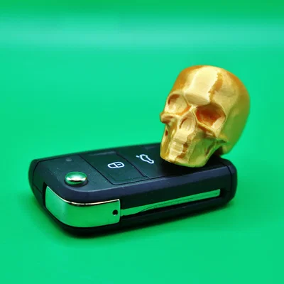 Móc khóa hình đầu lâu (Skull keychain) - Thiết kế in 3D siêu ngầu