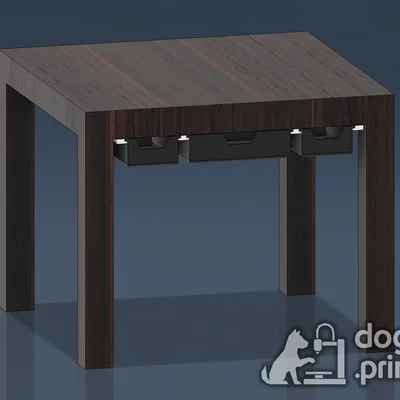 Hệ thống ngăn kéo modular lắp dưới bàn (cho Ikea LACK và nhiều bàn khác)
