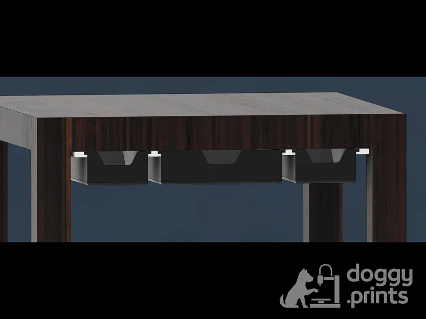 Hệ thống ngăn kéo modular lắp dưới bàn (cho Ikea LACK và nhiều bàn khác) - Image 3