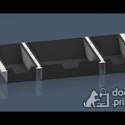 Hệ thống ngăn kéo modular lắp dưới bàn (cho Ikea LACK và nhiều bàn khác)