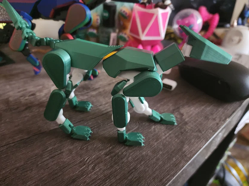 Bộ chân vuốt tùy chỉnh cho mô hình K9 Companion in 3D - Image 1