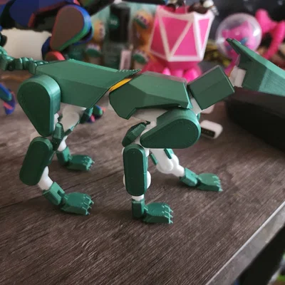 Bộ chân vuốt tùy chỉnh cho mô hình K9 Companion in 3D