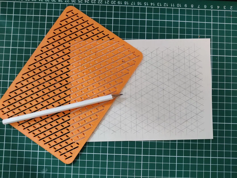 Template kẻ đường hỗ trợ vẽ isometric perspective - Image 7