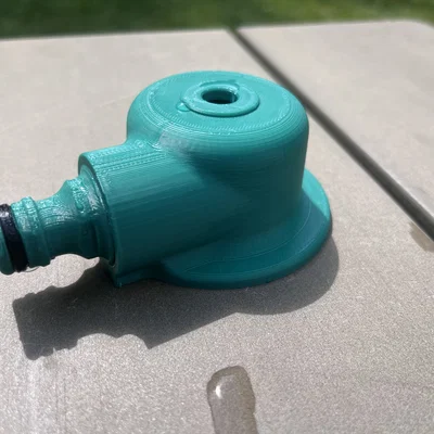 Đầu nối vòi phun nước kết hợp bộ chuyển đổi van in 3D hữu ích